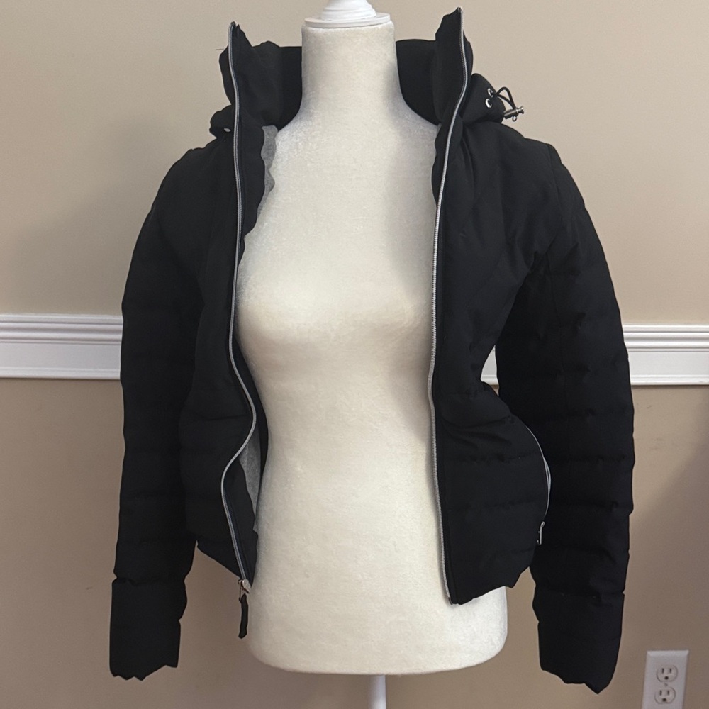 Abercrombie & Fitch Black Puffer Jacket